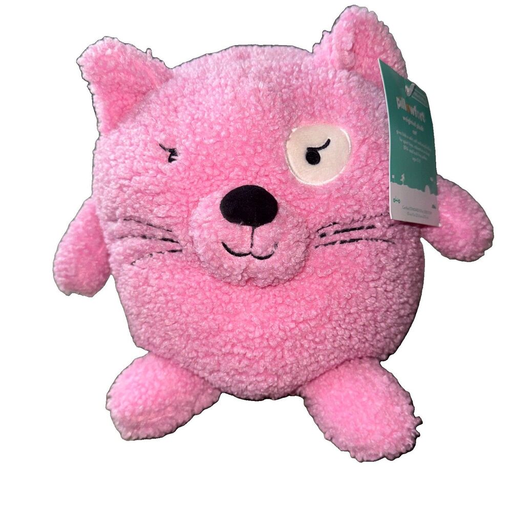 Pillowfort Weighted Pink Cat Plush Target Sensory Stuffed Animal